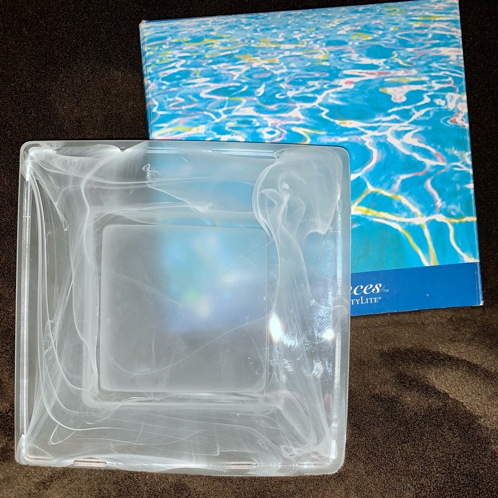 PartyLite pillar candle plate